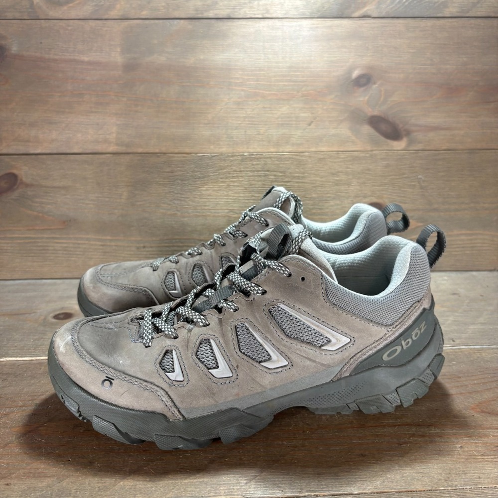 Oboz Sawtooth II Womens size 6.5 shoes brown Nubuck Waterproof Hiking sneakers